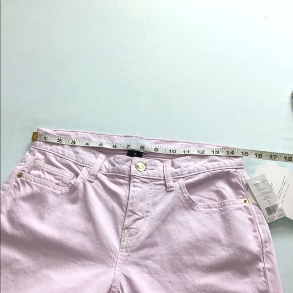 Current/Elliott Pink The Wray Mid-Rise Bell Bottom Wide Leg Jeans New Size 26 - Picture 4 of 16